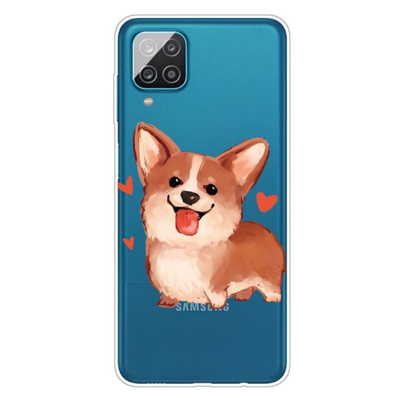 Cover Hoesje Samsung Galaxy A12 Telefoonhoesje Mijn Kleine Hond