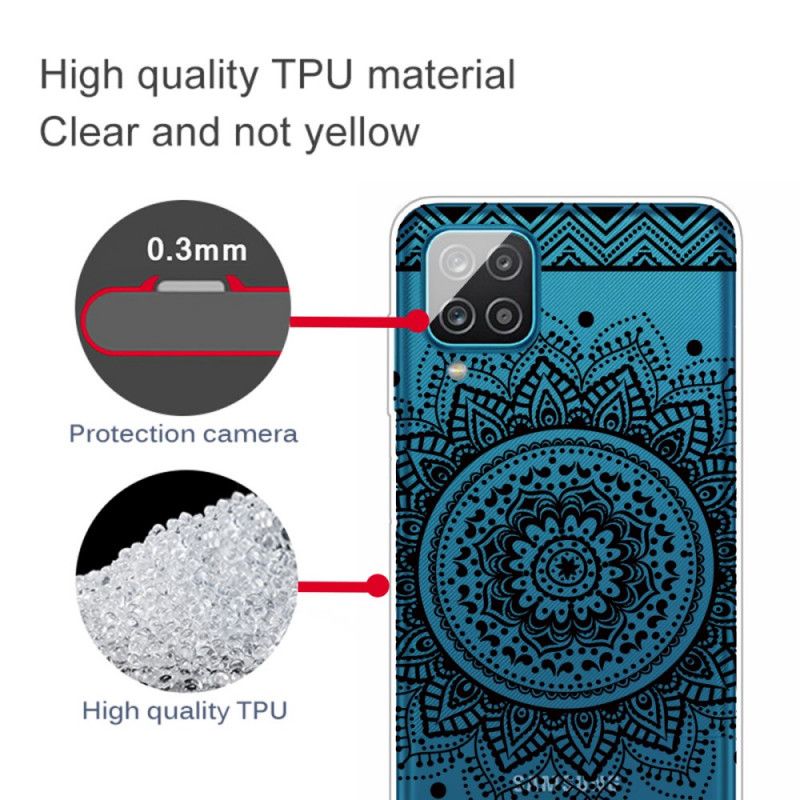 Cover Hoesje Samsung Galaxy A12 Telefoonhoesje Sublieme Mandala