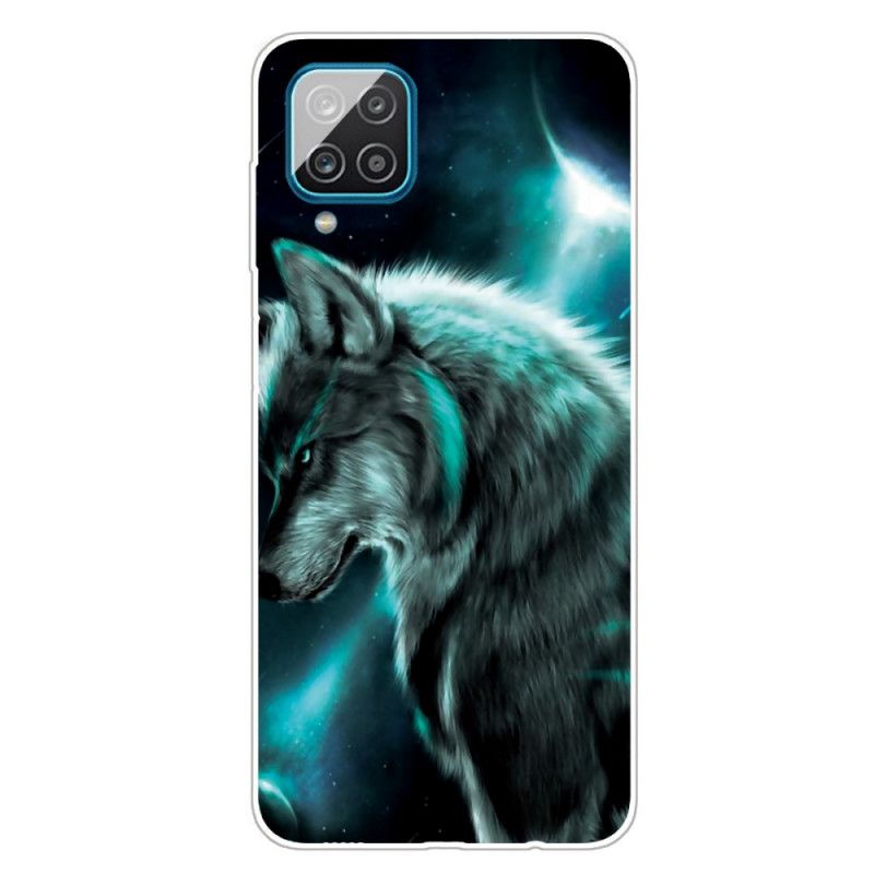 Hoesje Samsung Galaxy A12 Koninklijke Wolf