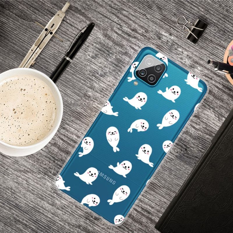 Hoesje Samsung Galaxy A12 Top Zeeleeuwen