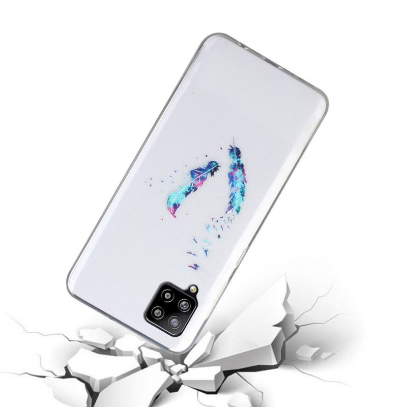 Hoesje Samsung Galaxy A12 Transparante Veren