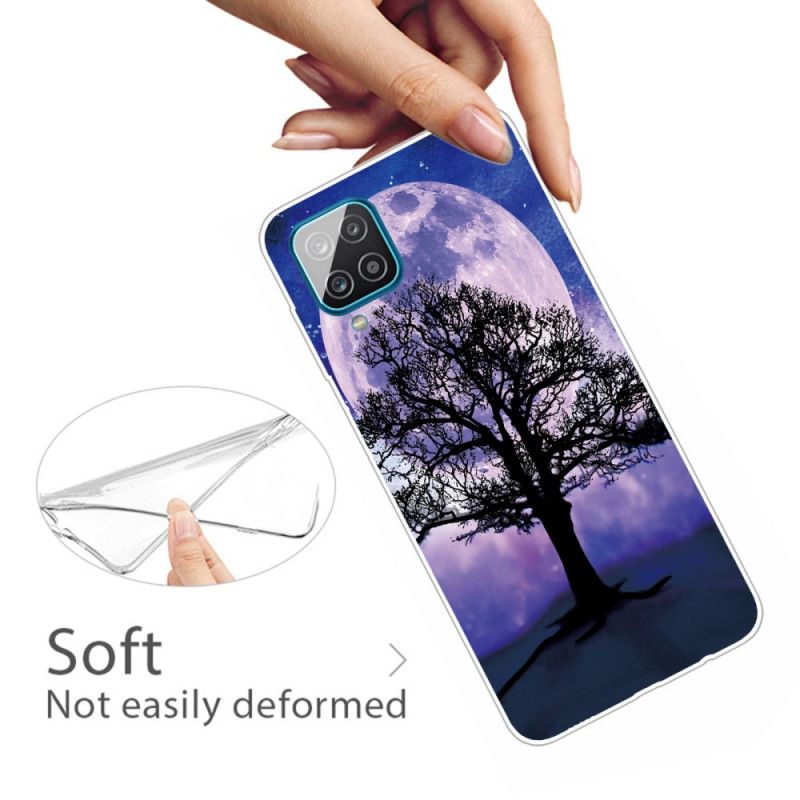 Hoesje voor Samsung Galaxy A12 Boom En Maan