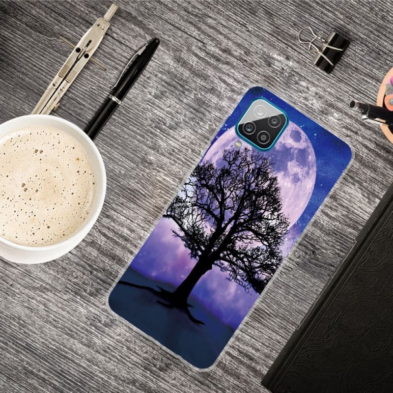 Hoesje voor Samsung Galaxy A12 Boom En Maan
