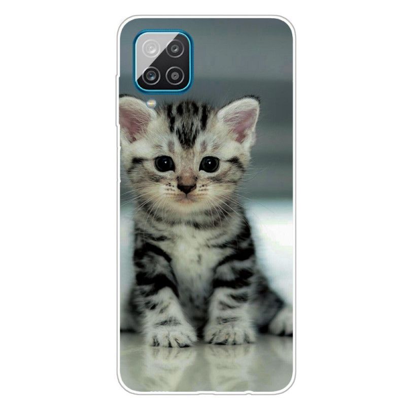 Hoesje voor Samsung Galaxy A12 Kitten Kitten