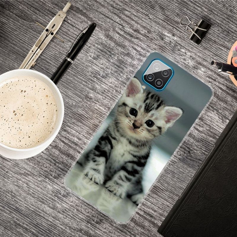 Hoesje voor Samsung Galaxy A12 Kitten Kitten