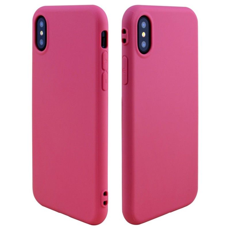 Hoesje iPhone XS Hard Mat