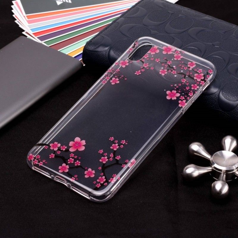 Hoesje iPhone XS Pruimenbloesems