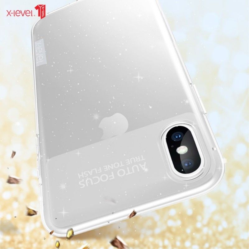 Hoesje iPhone XS X Niveau Regenboog