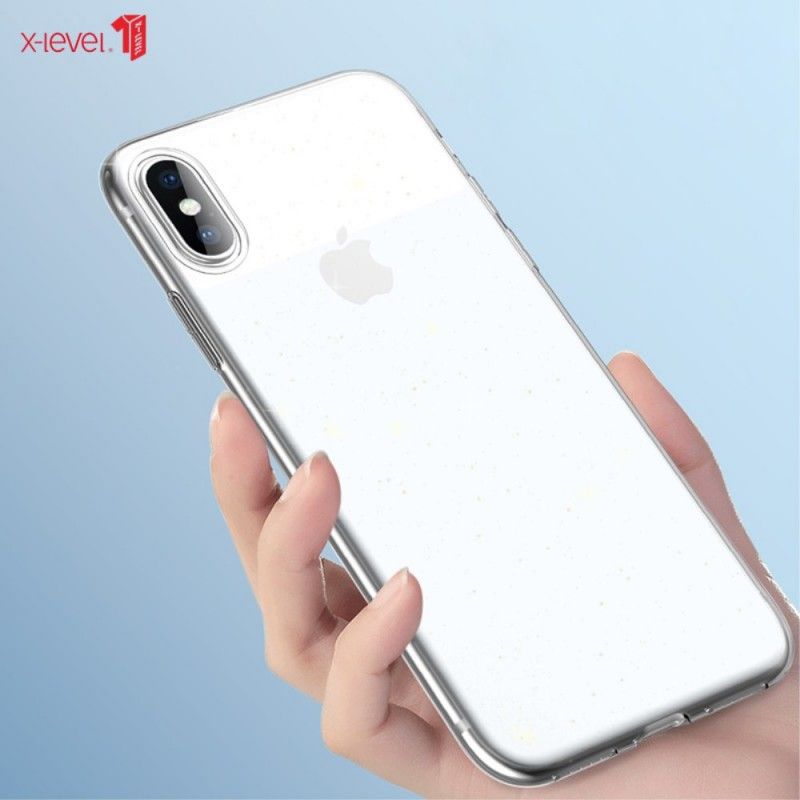 Hoesje iPhone XS X Niveau Regenboog