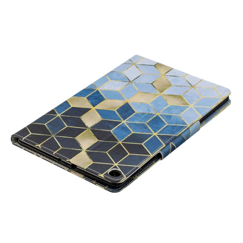 Bescherming Hoesje Samsung Galaxy Tab A 10.1 (2019) Telefoonhoesje Diamanten Design Sluiting