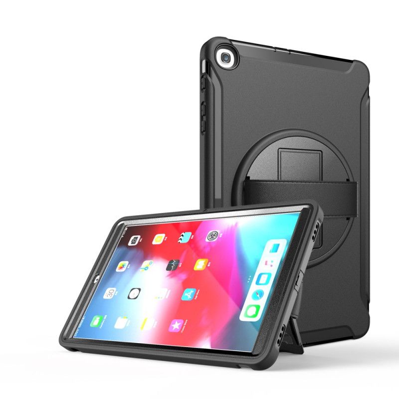 Hoesje Samsung Galaxy Tab A 10.1 (2019) Grijs Zwart Multifunctioneel Bedrijf