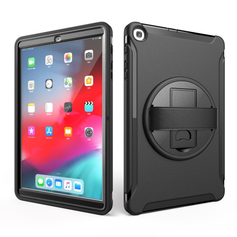Hoesje Samsung Galaxy Tab A 10.1 (2019) Grijs Zwart Multifunctioneel Bedrijf