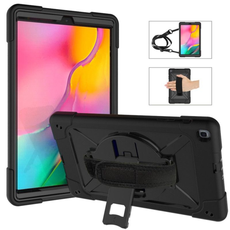 Hoesje Samsung Galaxy Tab A 10.1 (2019) Magenta Zwart Multifunctioneel
