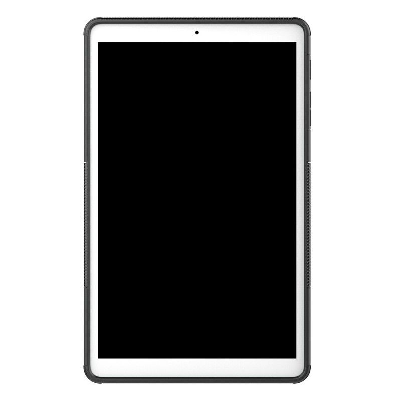 Hoesje voor Samsung Galaxy Tab A 10.1 (2019) Wit Zwart Ultrabestendige Plus