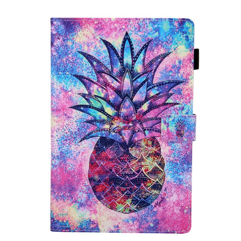 Leren Hoesje Samsung Galaxy Tab A 10.1 (2019) Funky Ananas