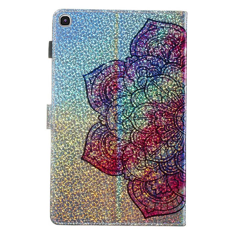 Leren Hoesje voor Samsung Galaxy Tab A 10.1 (2019) Glitter Mandala