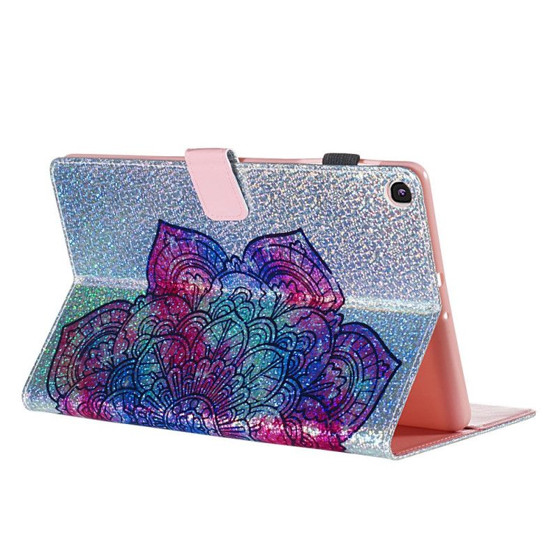 Leren Hoesje voor Samsung Galaxy Tab A 10.1 (2019) Glitter Mandala