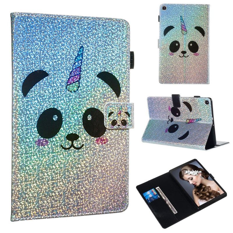 Leren Hoesje voor Samsung Galaxy Tab A 10.1 (2019) Glitterpanda