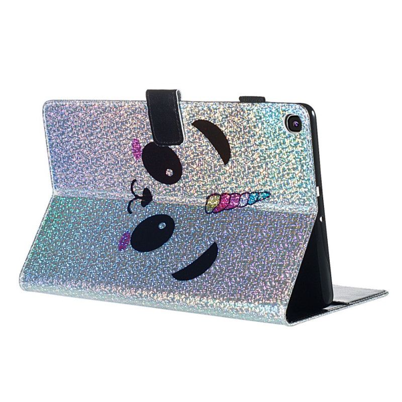 Leren Hoesje voor Samsung Galaxy Tab A 10.1 (2019) Glitterpanda