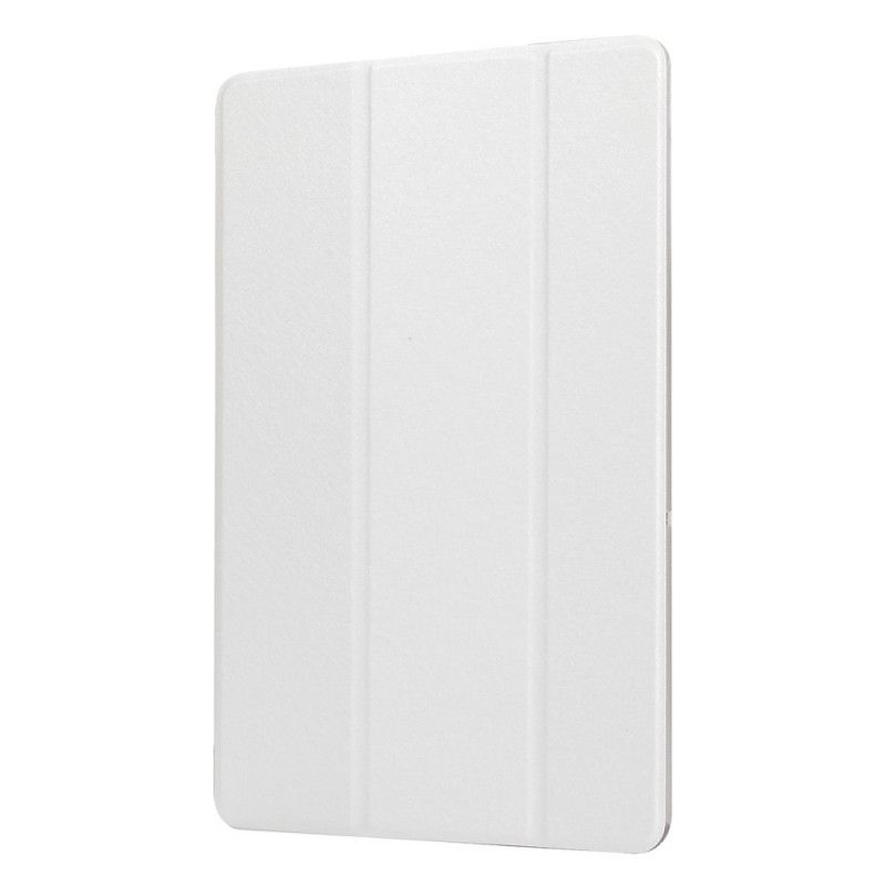 Smart Case Samsung Galaxy Tab A 10.1 (2019) Wit Zwart Zijdestructuur