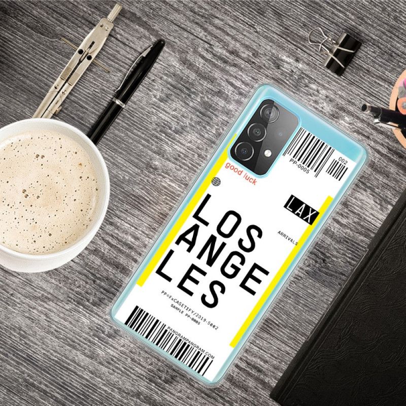 Case Hoesje Samsung Galaxy A52 4G / A52 5G Telefoonhoesje Instapkaart Naar Los Angeles