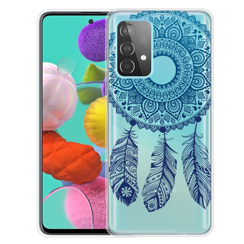 Cover Hoesje Samsung Galaxy A52 4G / A52 5G Telefoonhoesje Unieke Bloemenmandala