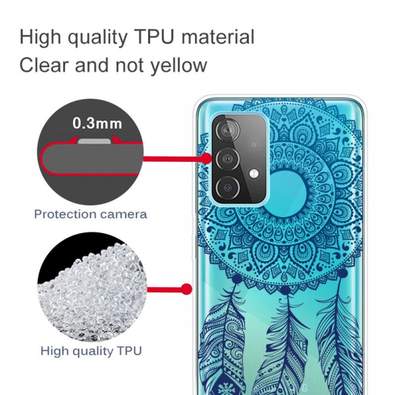 Cover Hoesje Samsung Galaxy A52 4G / A52 5G Telefoonhoesje Unieke Bloemenmandala