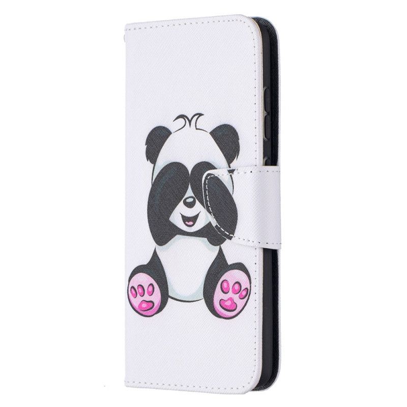 Flip Case Leren Samsung Galaxy A52 4G / A52 5G Leuke Panda