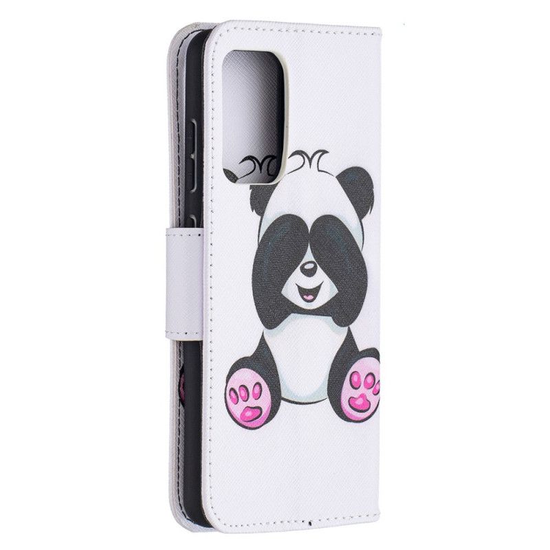Flip Case Leren Samsung Galaxy A52 4G / A52 5G Leuke Panda