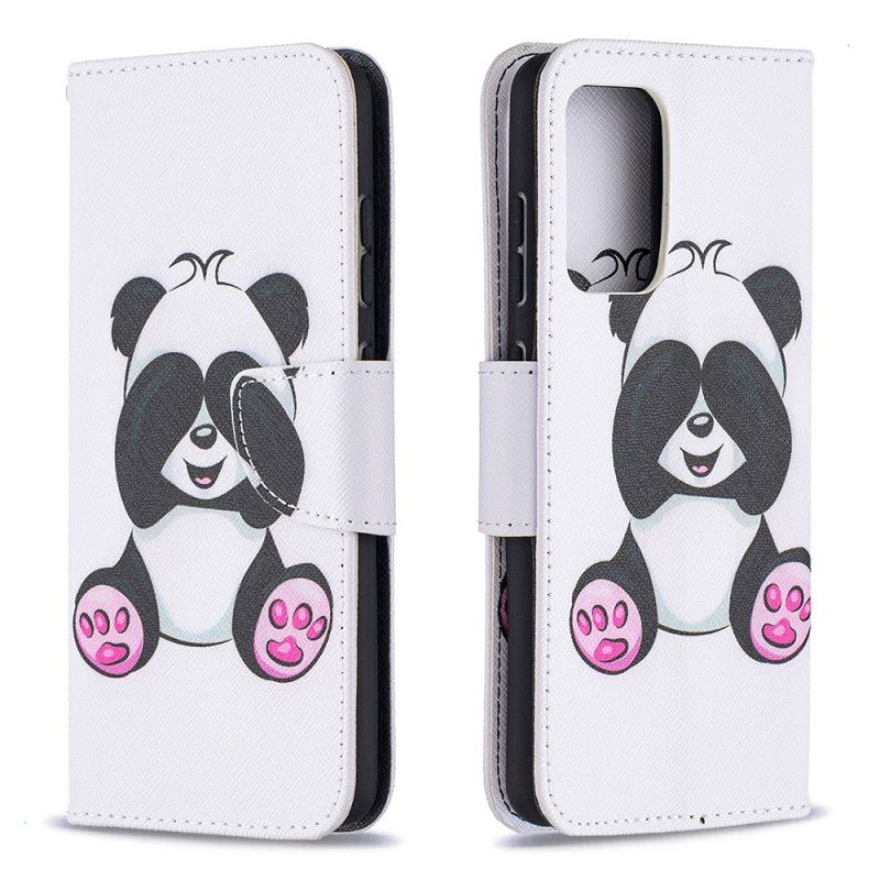 Flip Case Leren Samsung Galaxy A52 4G / A52 5G Leuke Panda