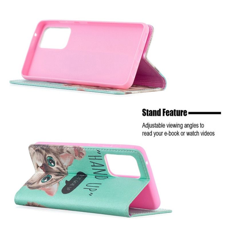 Folio-hoesje Samsung Galaxy A52 4G / A52 5G Hand Omhoog