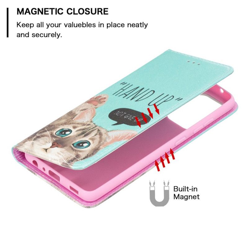 Folio-hoesje Samsung Galaxy A52 4G / A52 5G Hand Omhoog