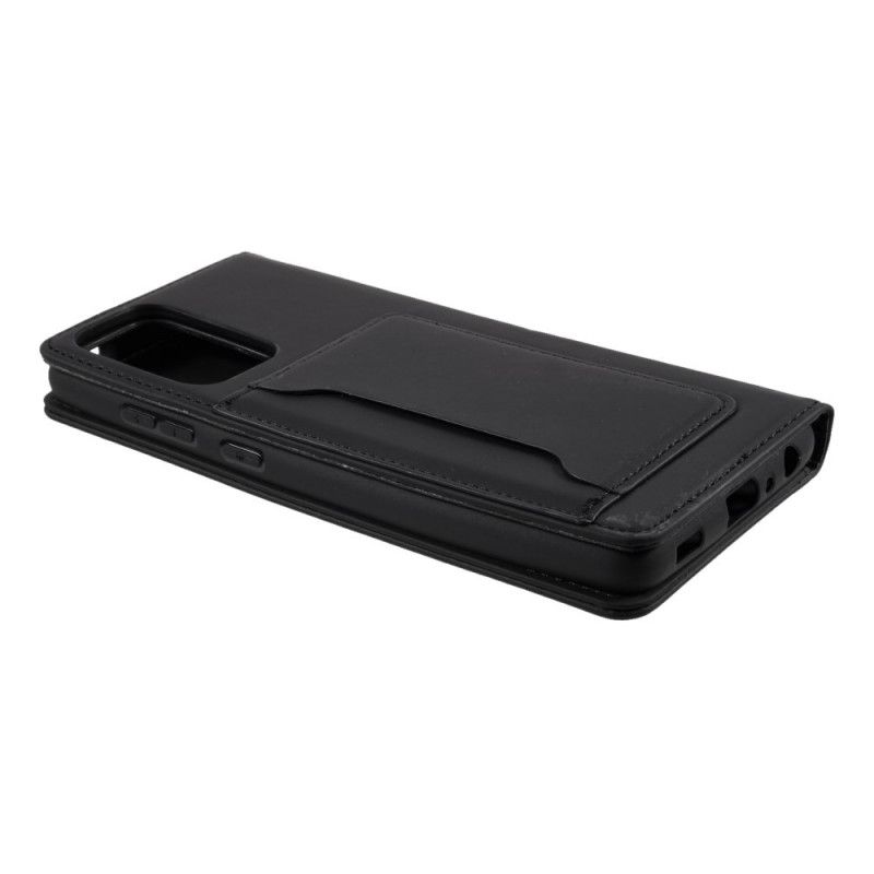 Folio-hoesje Samsung Galaxy A52 4G / A52 5G Rood Zwart Steunkaarthouder