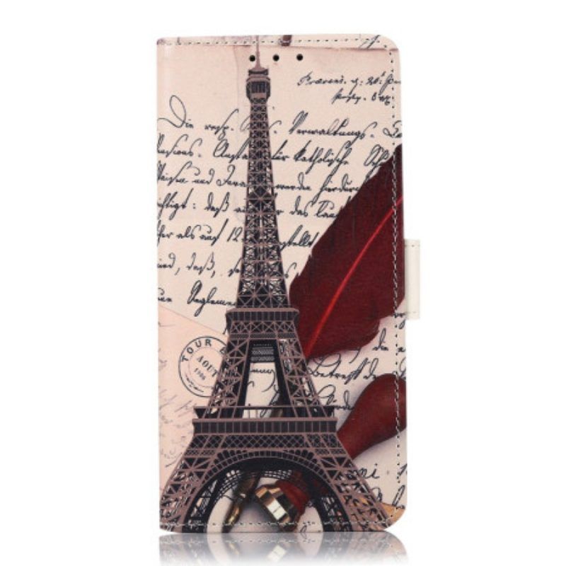 Folio-hoesje voor Google Pixel 7 Dichters Eiffeltoren