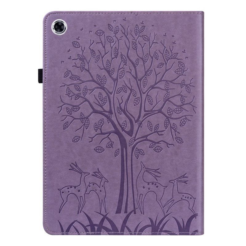 Cover voor Samsung Galaxy Tab A8 (2021) Boom En Herten