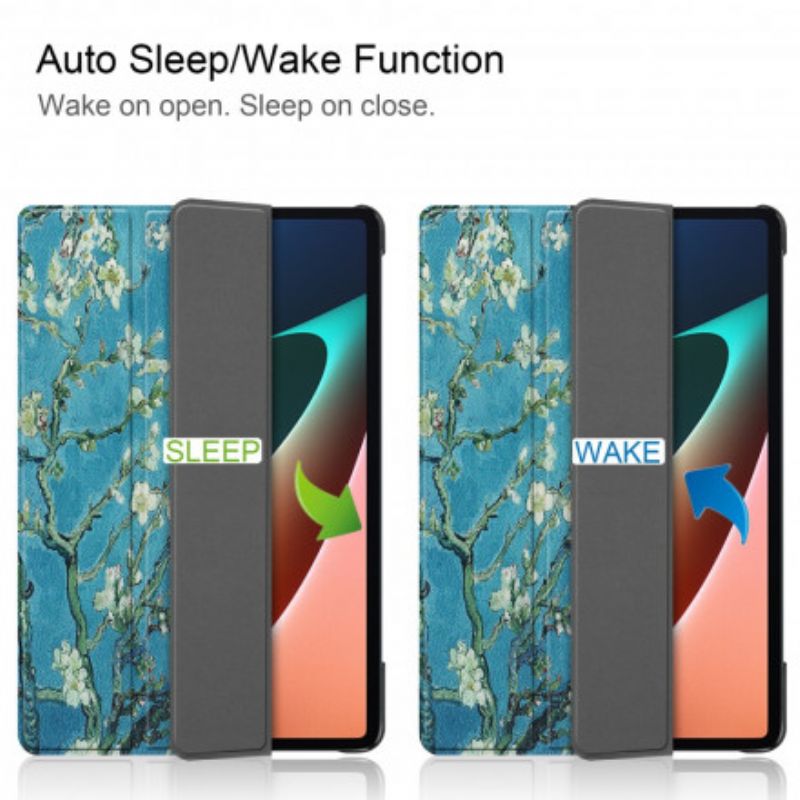 Bloeiende Takken Versterkte Smart Case Xiaomi Pad 5