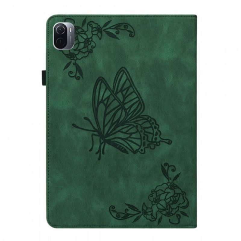 Hoesje Case Xiaomi Pad 5 Telefoonhoesje Gestileerde Vlinders