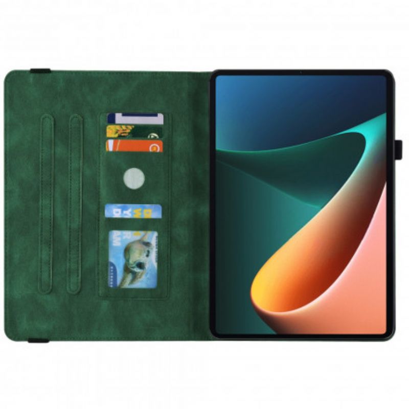 Hoesje Case Xiaomi Pad 5 Telefoonhoesje Gestileerde Vlinders
