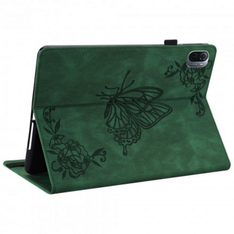 Hoesje Case Xiaomi Pad 5 Telefoonhoesje Gestileerde Vlinders