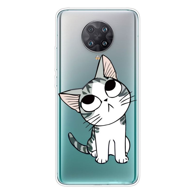 Cover Hoesje Xiaomi Poco F2 Pro Wit Zwart Telefoonhoesje Let Op De Katten