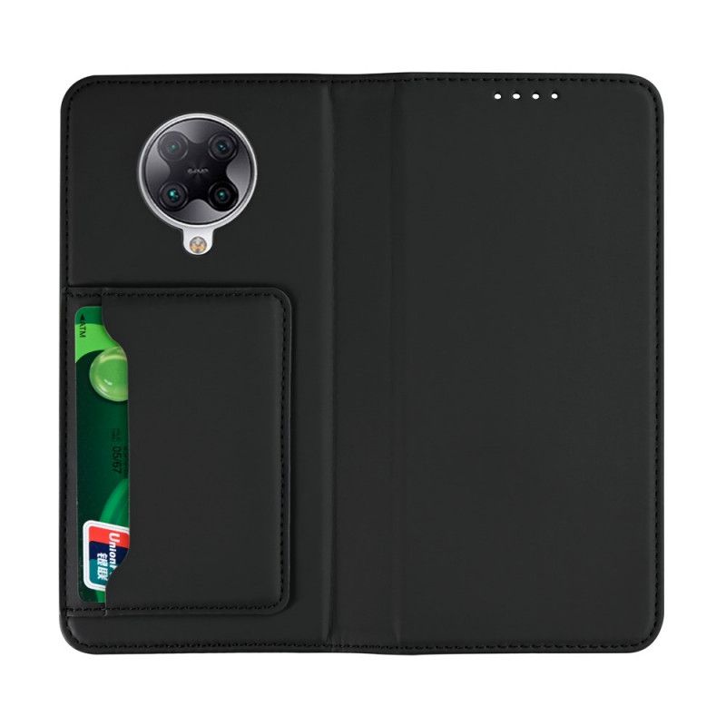 Folio-hoesje Xiaomi Poco F2 Pro Rood Zwart Steunkaarthouder