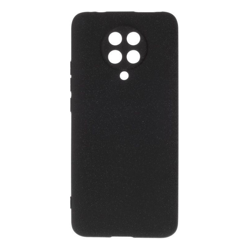Hoesje voor Xiaomi Poco F2 Pro Grijs Zwart Matte Glitter