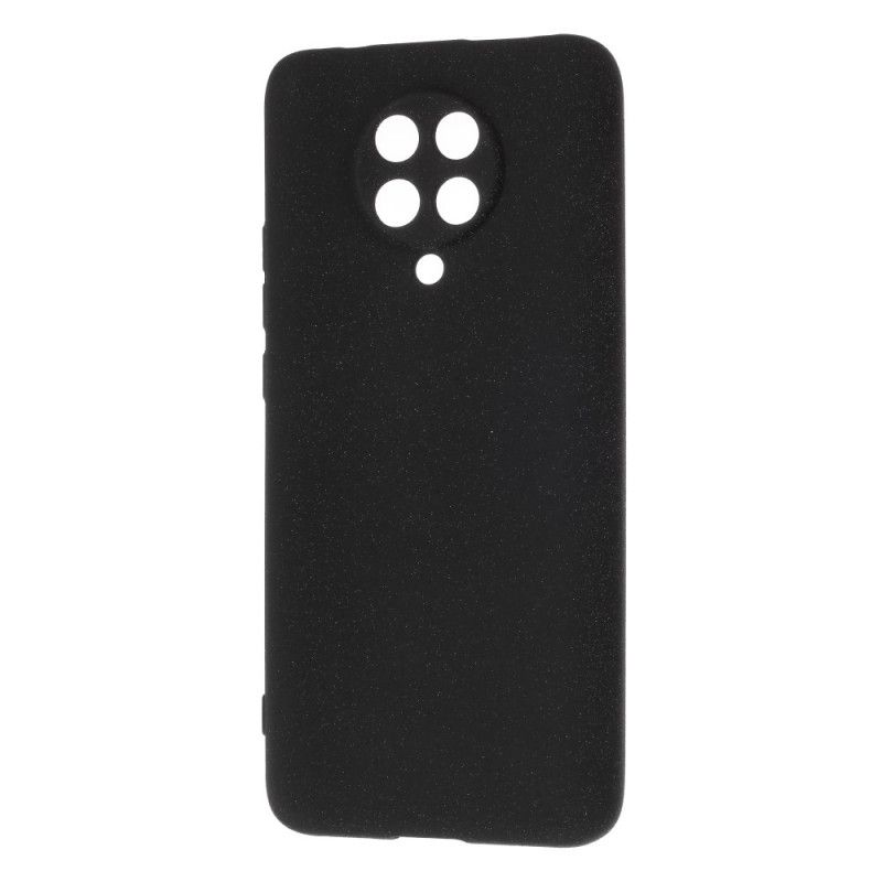 Hoesje voor Xiaomi Poco F2 Pro Grijs Zwart Matte Glitter
