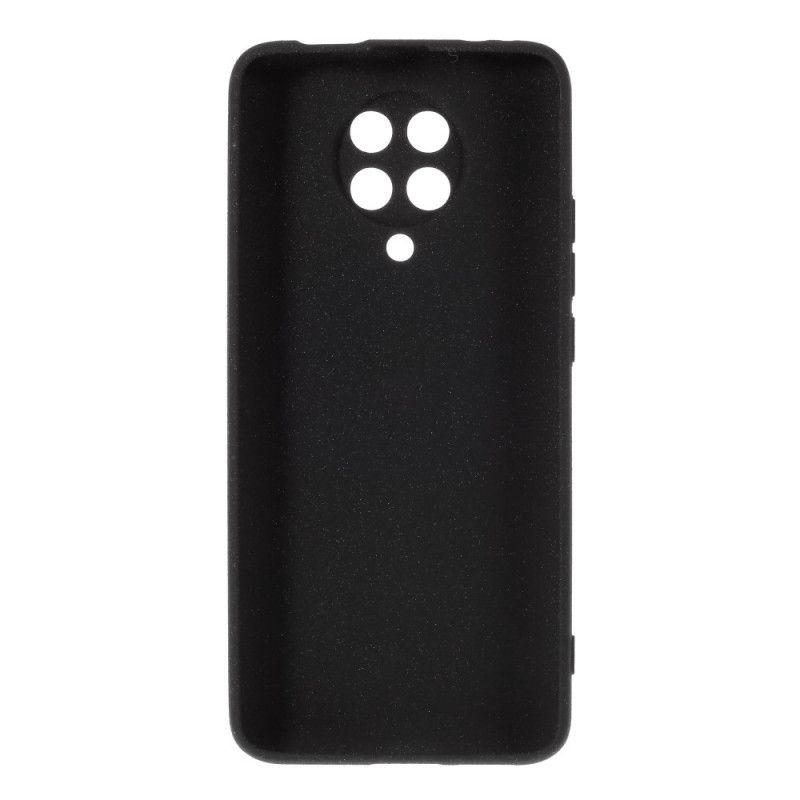 Hoesje voor Xiaomi Poco F2 Pro Grijs Zwart Matte Glitter