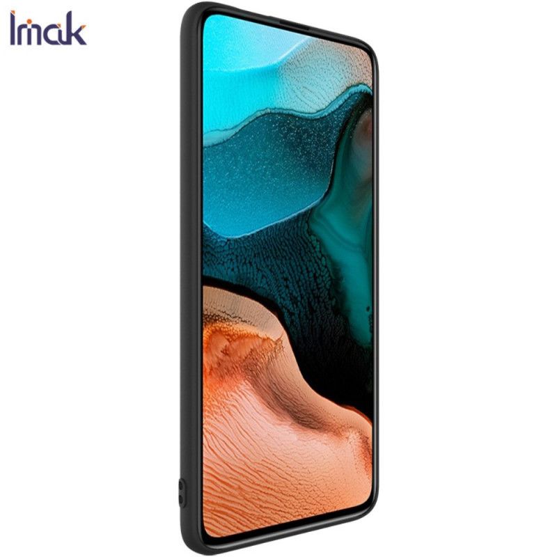 Hoesje Xiaomi Poco F2 Pro Donkerblauw Zwart Uc-1 Serie Siliconen Mat Imak