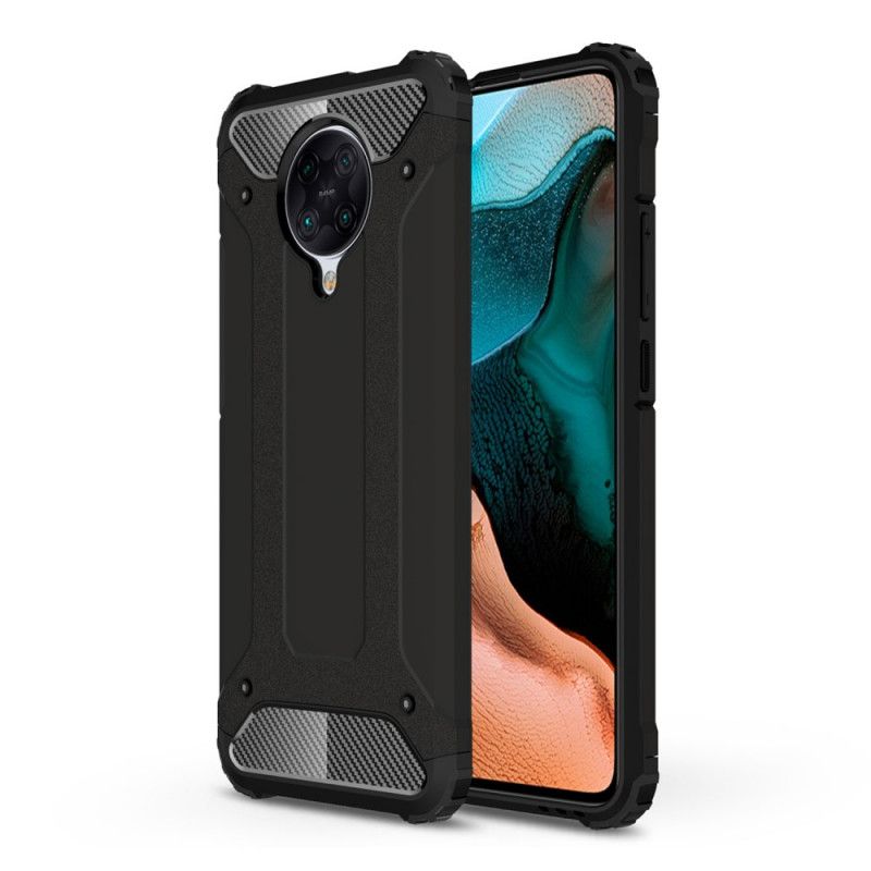 Hoesje Xiaomi Poco F2 Pro Rood Zwart Overlevende