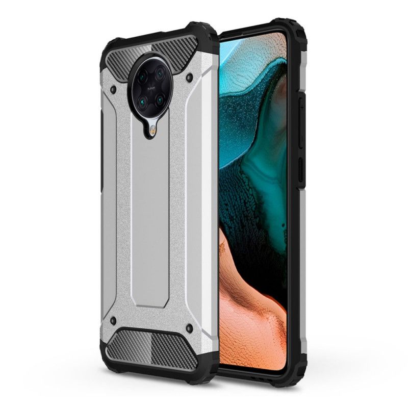 Hoesje Xiaomi Poco F2 Pro Rood Zwart Overlevende