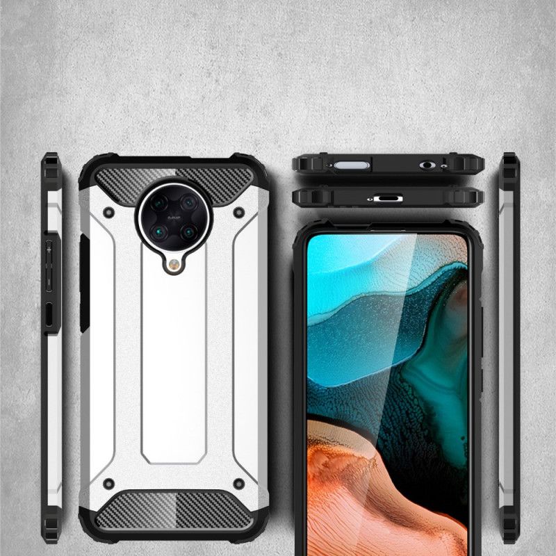 Hoesje Xiaomi Poco F2 Pro Rood Zwart Overlevende