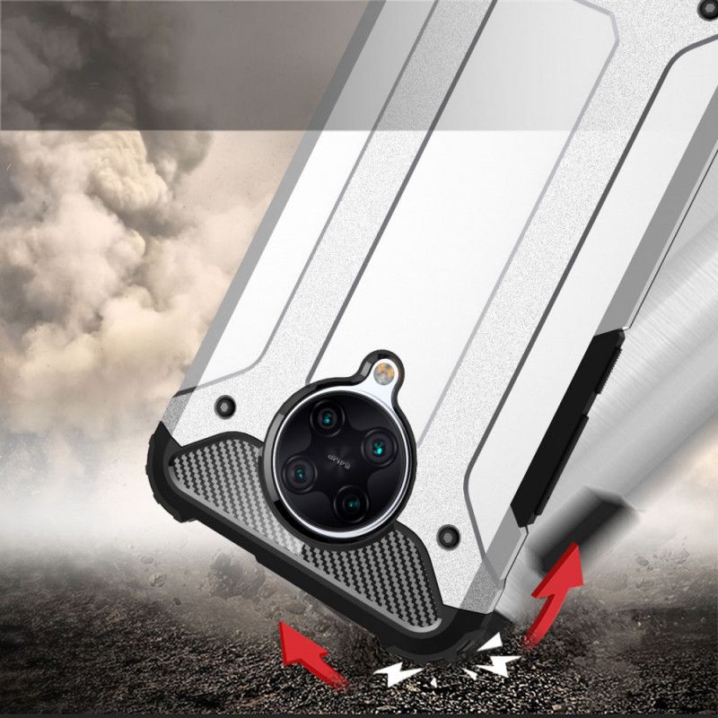 Hoesje Xiaomi Poco F2 Pro Rood Zwart Overlevende
