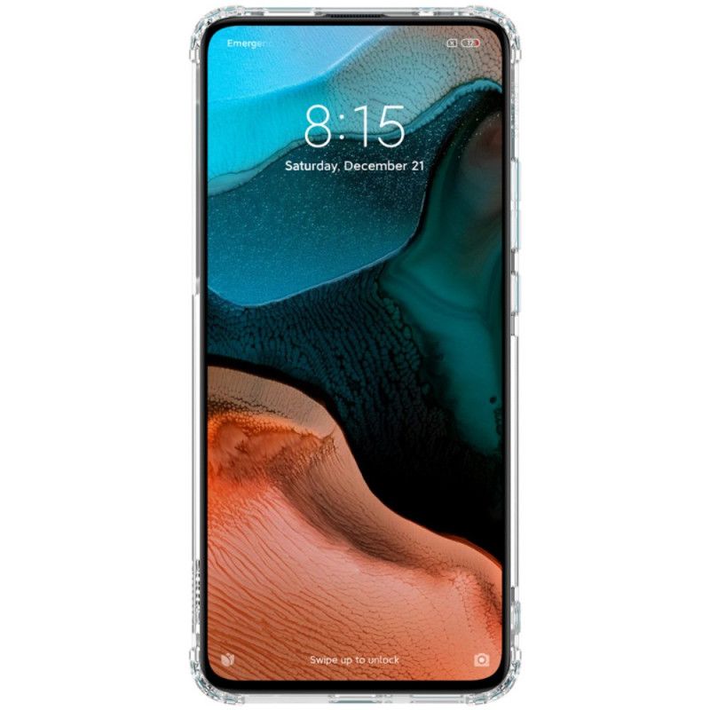 Hoesje Xiaomi Poco F2 Pro Transparant Versterkt Transparant Nillkin